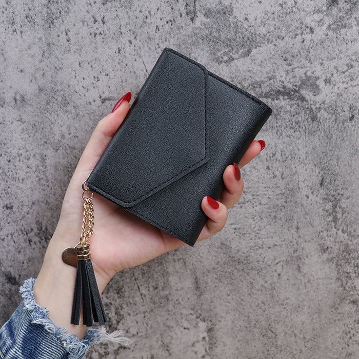 Wholesale PU Tassel Wallet with Chinese Vintage Design Stylish Daily Coin Purse MOQ≥3