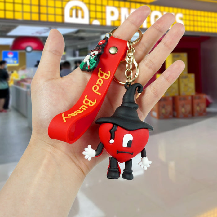 Wholesale Rubber Cartoon Doll Keychain JDC-KC-Yexiang014