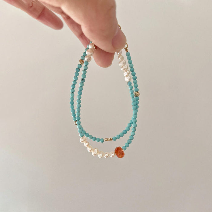 Wholesale Pearl bracelet, niche, high-end, layered and elegant