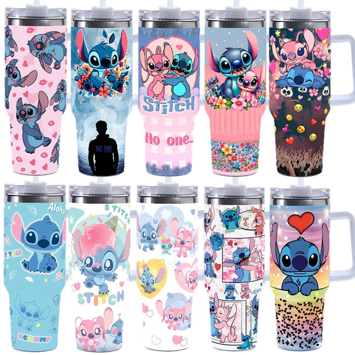 Wholesale 40oz Car Cup  Cartoon Stainless Steel  ice bullies cup Tumbler Thermos Cup