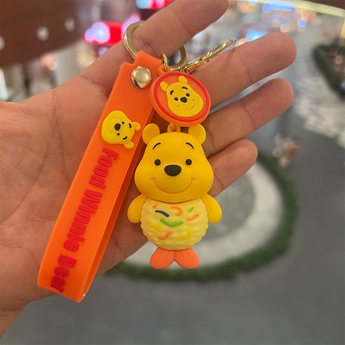 Wholesale Bear Cartoon Dolls PVC Keychains JDC-KC-MiaoY071