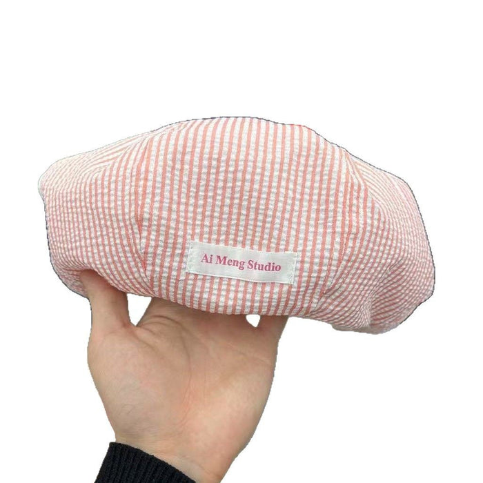 Wholesale Wave point octagonal beret thin cloud design newsboy painter hat