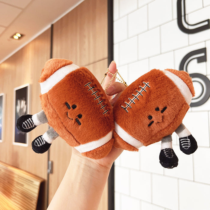 Wholesale  Rugby Plush Pendant Doll Gift Cartoon Keychain Plush Toy