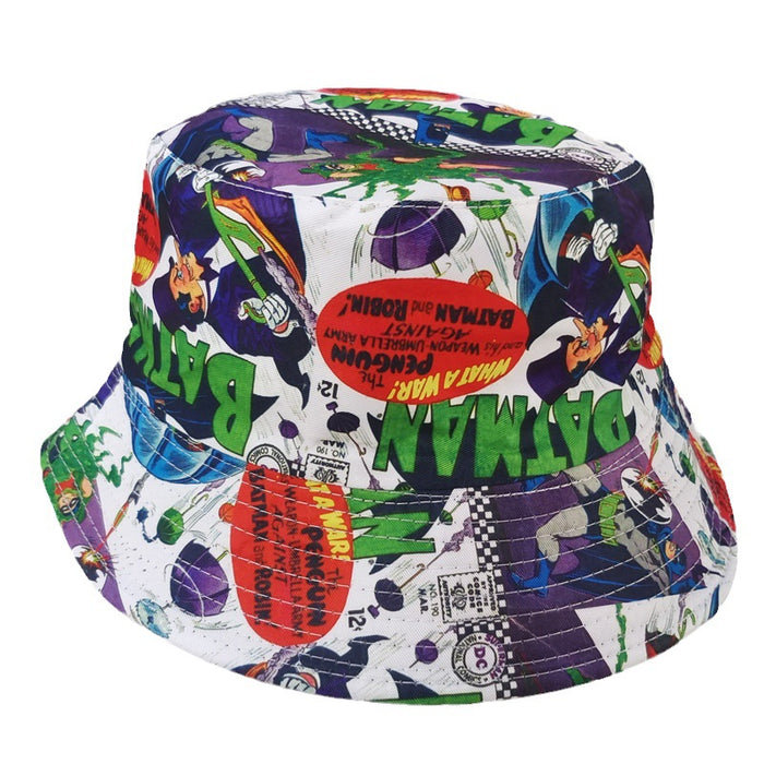 Wholesale Cartoon Print Cotton Bucket Hat JDC-FH-BoD017