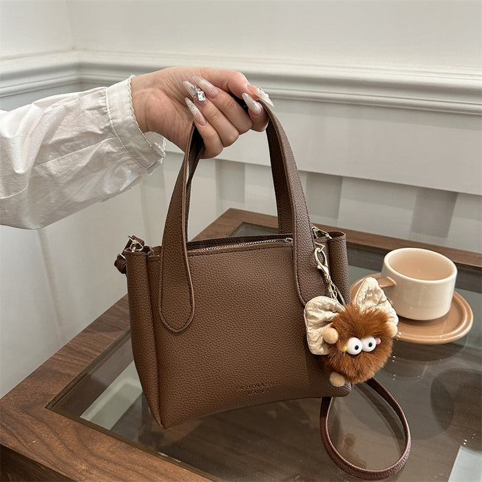 Wholesale Trendy and fashionable bucket bag, simple and versatile shoulder bag, casual bag