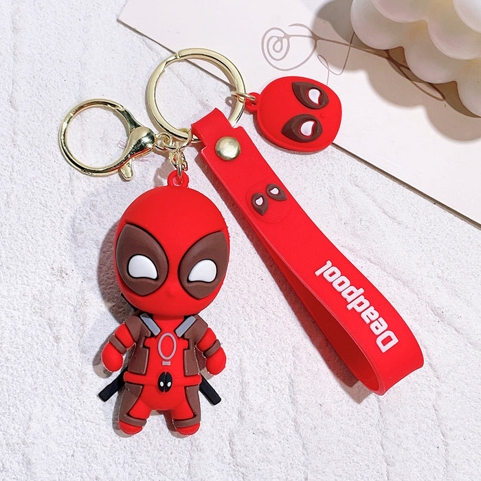 Wholesale Cartoon Silicone Doll Keychain JDC-KC-QiChao057