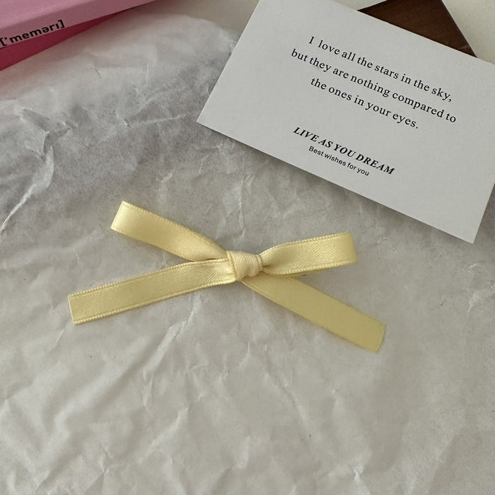 Wholesale 9cm Quality Polyester Cotton Multicolor Ribbon Bow Hairpin Side Clip Ballet Wind Fairy Butterfly Hair Decoration