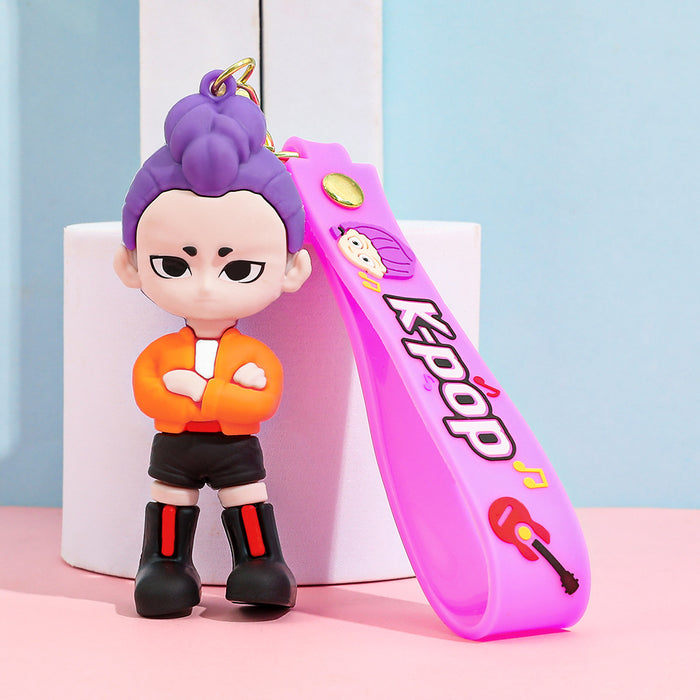 Wholesale Kpop Anime Backpack Pendant Keychains