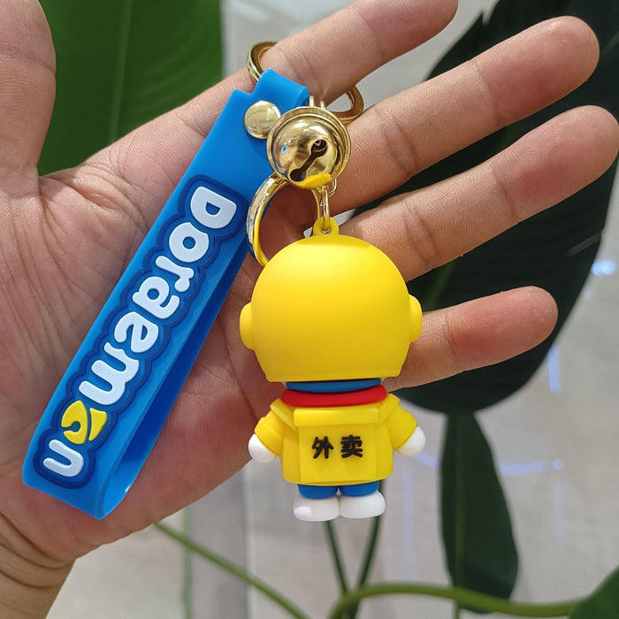 Wholesale Cartoon Silicone Doll Keychain JDC-KC-KuangK025