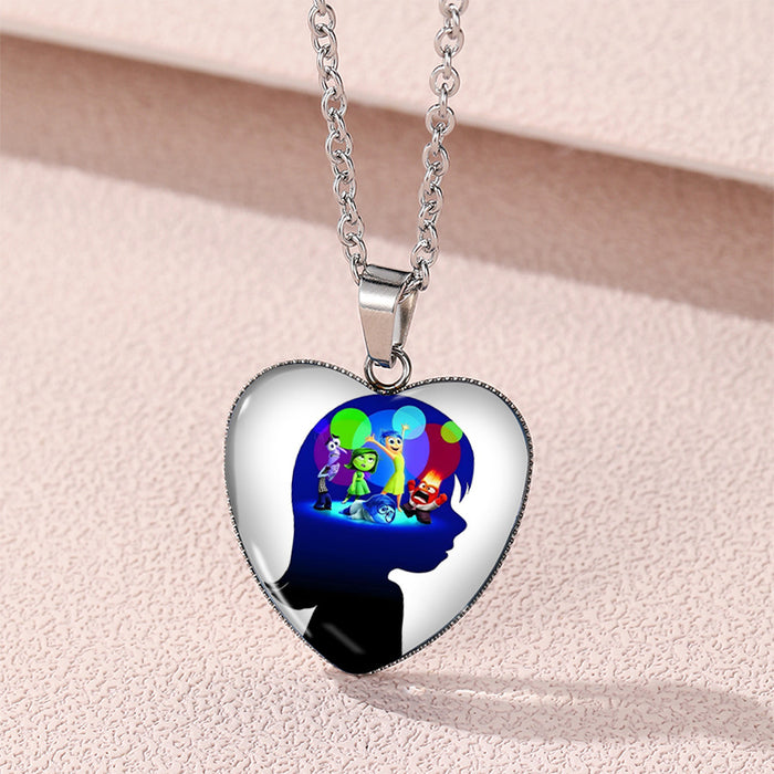 Wholesale Cartoon Alloy Children's Love Necklace JDC-NE-XiangL003