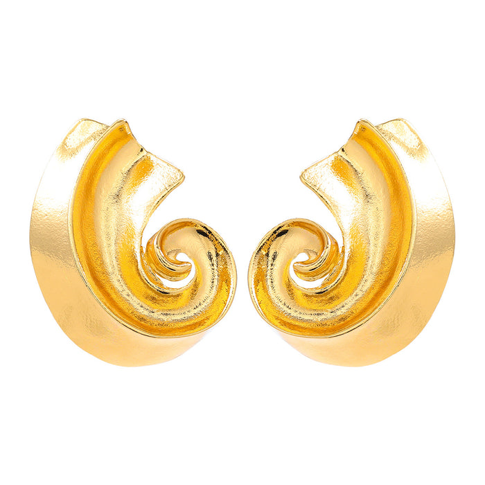 Wholesale Threaded Alloy Earrings JDC-ES-JL205