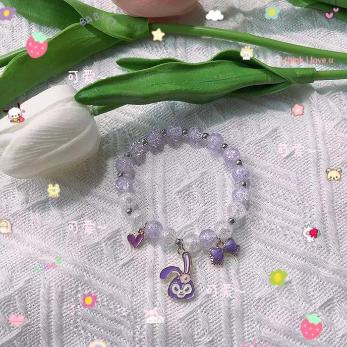 Wholesale Cartoon Crystal Bracelet Student Bracelet Best Friend Gift