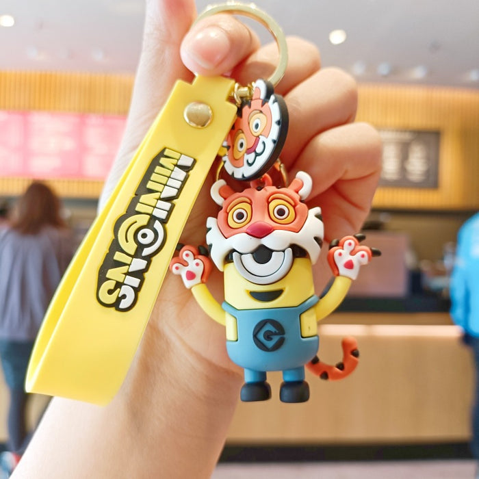 Wholesale Metal Keychain Cartoon Zodiac Design Student Gift Key Ring Accessory MOQ≥2