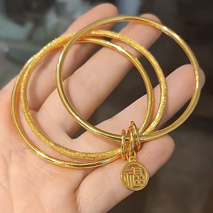 Wholesale Imitation gold bracelet for women, imitation gold color bracelet, slim and simple design