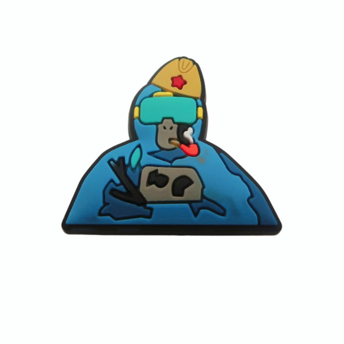 Wholesale Cave shoes, shoe buckles, cartoon cute PVC drip molded shoe flowers, detachable shoe accessories in stock