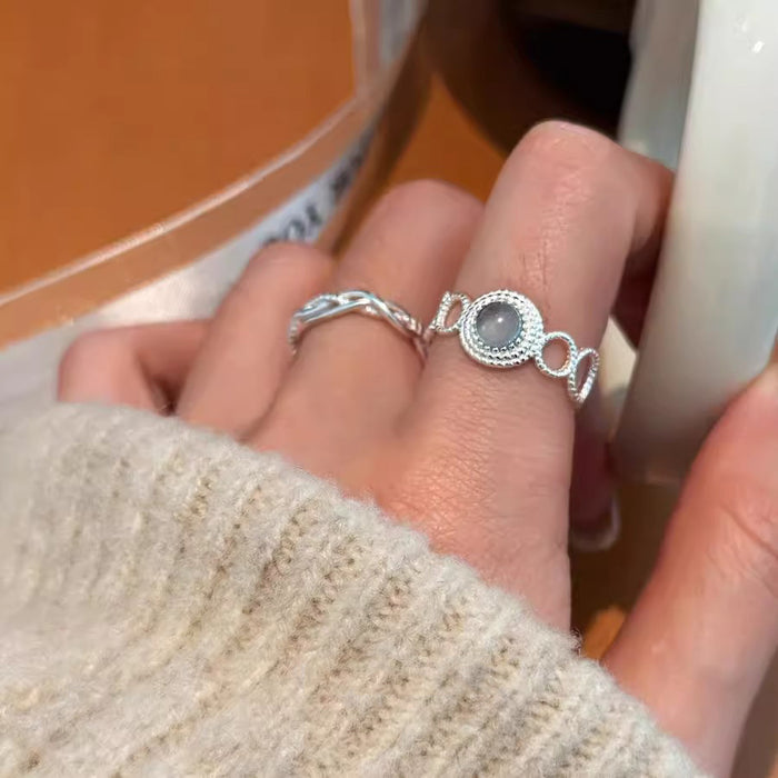 Wholesale Ring with adjustable opening, niche, high-end, light luxury, versatile new product