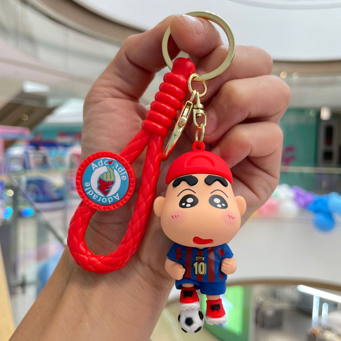 Wholesale Cartoon keychain, three-dimensional figurine pendant, car keychain, small gift wholesale
