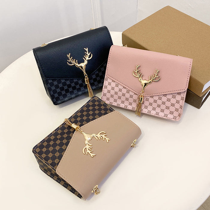 Wholesale Fashion diamond grid chain bag