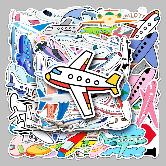 Wholesale 50pcs flying cartoon luggage stickers