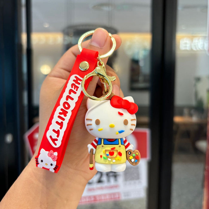 Wholesale Cat keychain ornament cartoon doll