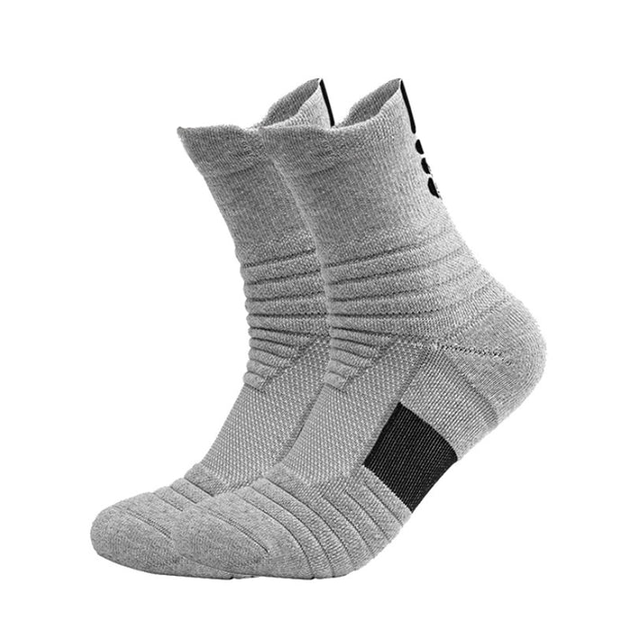 Wholesale Long tube professional practical basketball socks, short tube towel bottom high top sports socks