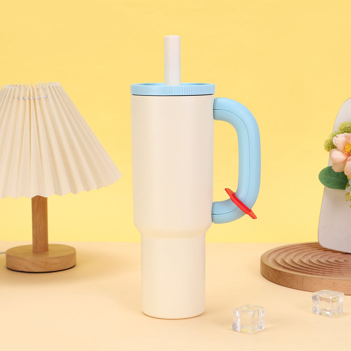 Wholesale 40oz Ice Bullies Cup with 304 Stainless Steel Handle Straws in Various Bright Colors