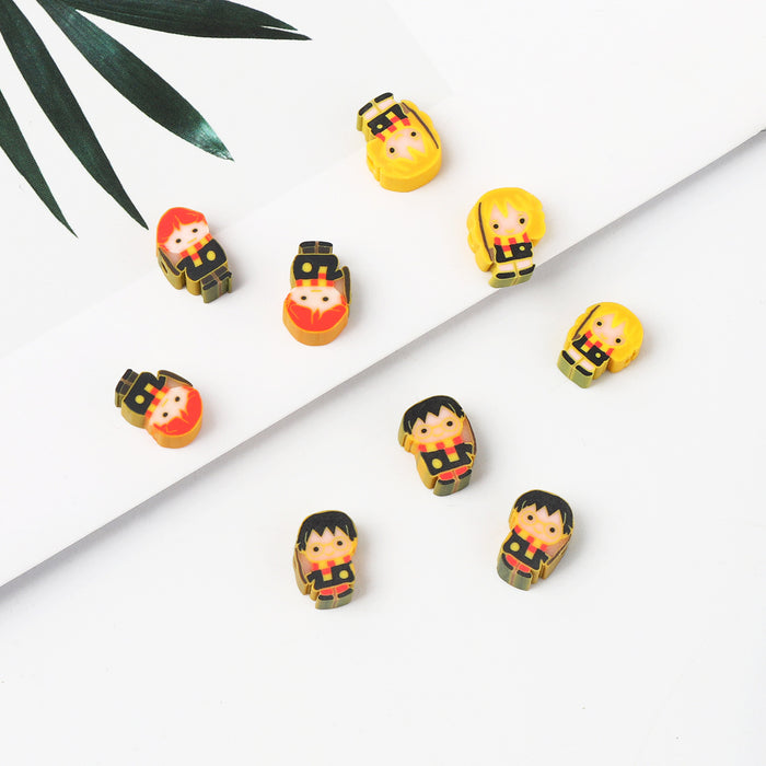 Wholesale 100PCS Polymer Clay Character Series Loose Beads JDC-BDS-LiuXia018