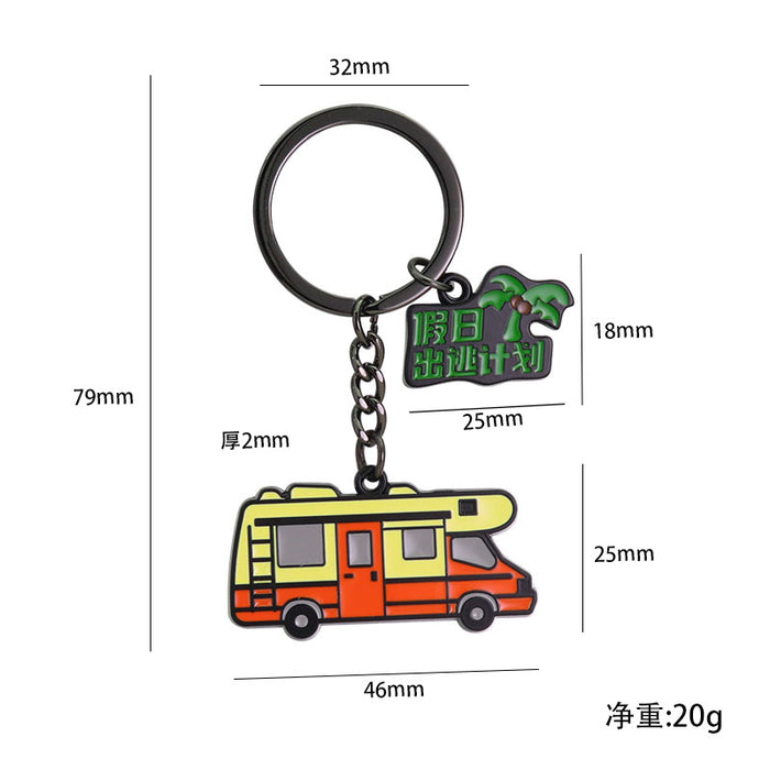 Wholesale Camping Equipment Metal Small Pendant  Keychain