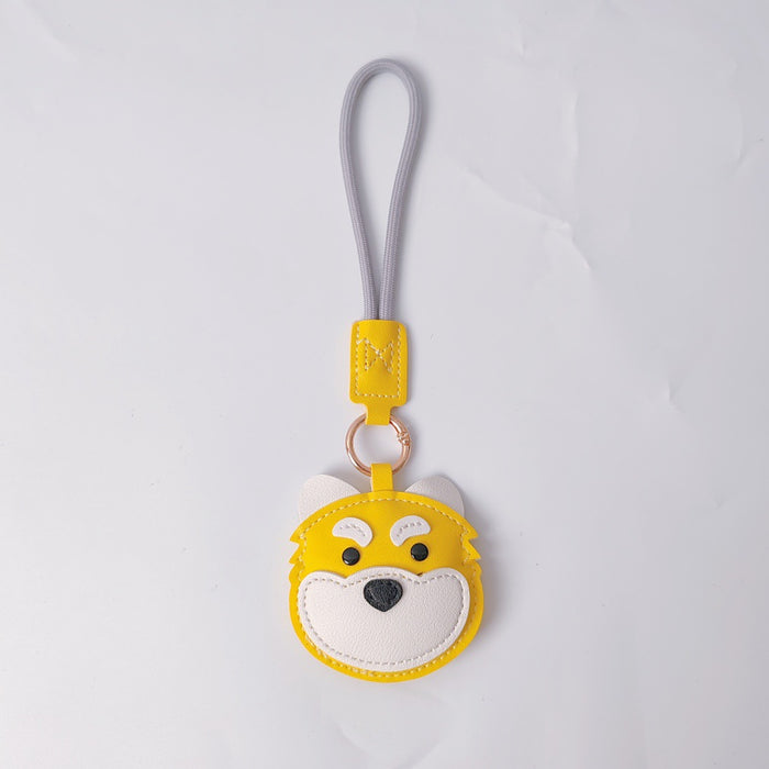 Wholesale PU Dog Keychain Pendant Cute Border Collie Husky Schnauzer Street Style Fashion Accessory