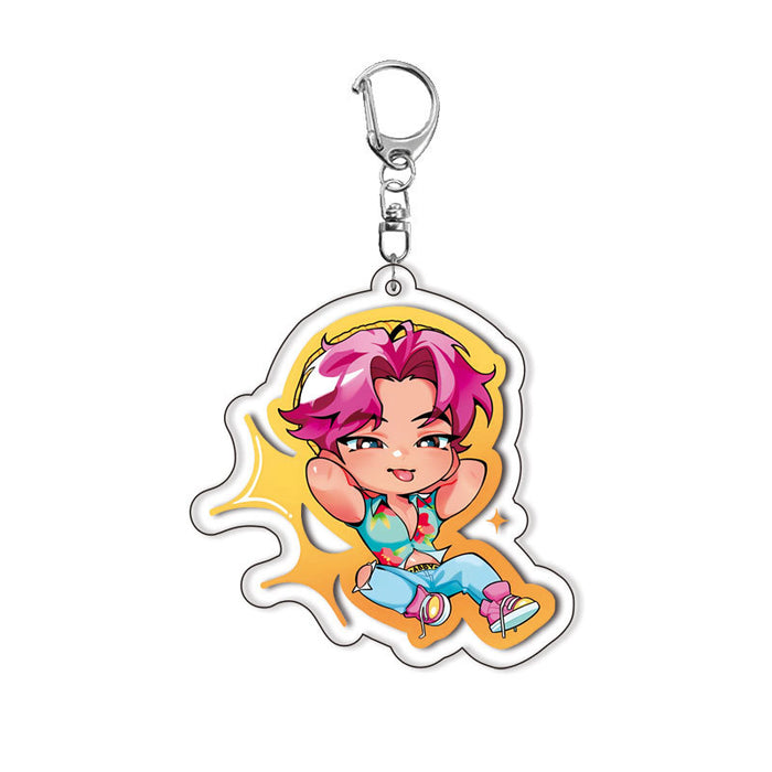 Wholesale Layered Acrylic Keychain Anime Merchandise Pendant