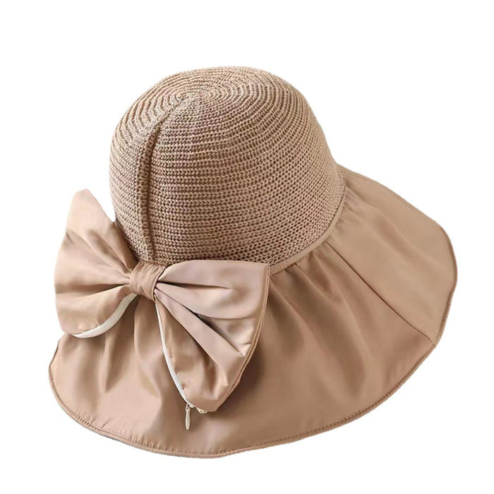 Wholesale Straw Sun Protection Bucket Hat JDC-HT-PX014