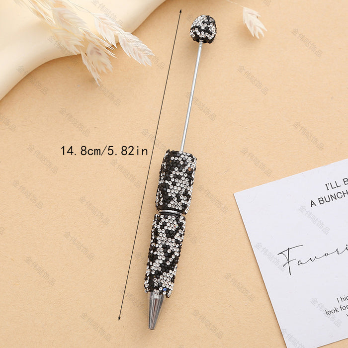 Wholesale Diamond Plastic Bead Pen JDC-PN-JinWD001