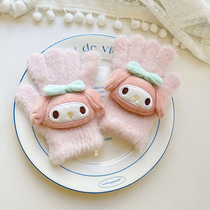 Wholesale Warm Gloves Baby Five-Finger Knitted Gloves