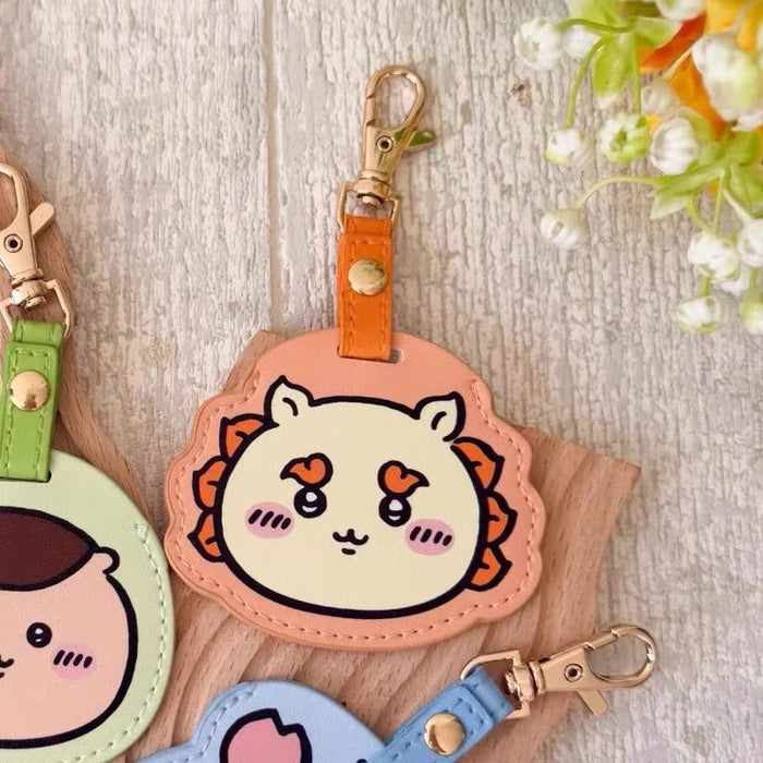 Wholesale Protective Case Cartoon Card Case Keychain Leather Pendant Chandel