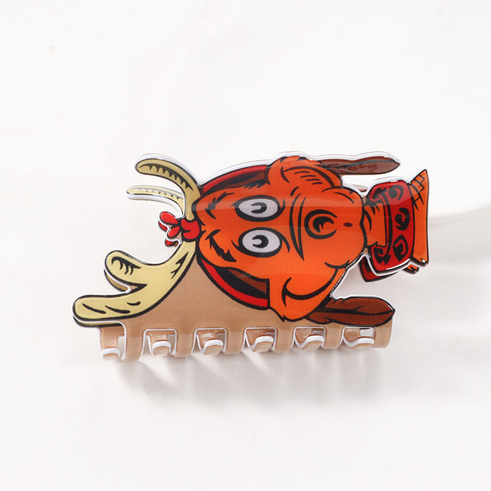 Wholesale Christmas grab clip hair clip back head updo hair headdress