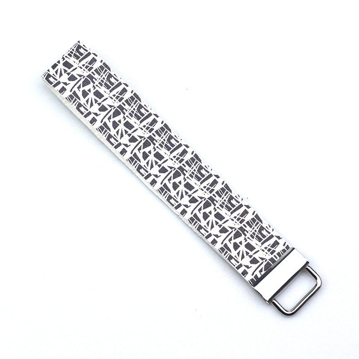 Wholesale Keychains PU Leather Extended Wrist Color Strips JDC-KC-ChaoH087