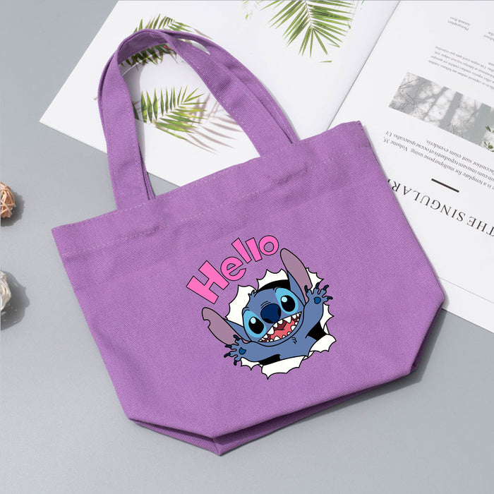 Wholesale Cartoon Printed Pattern Canvas Tote Bag JDC-HD-WuDuomei001