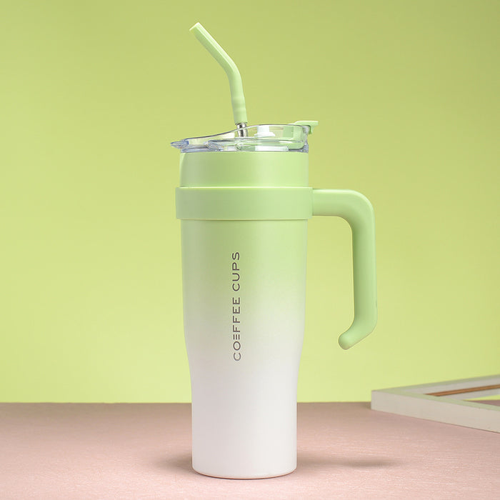 Wholesale Large capacity 304 stainless steel car ice bullies cup with straw 40oz