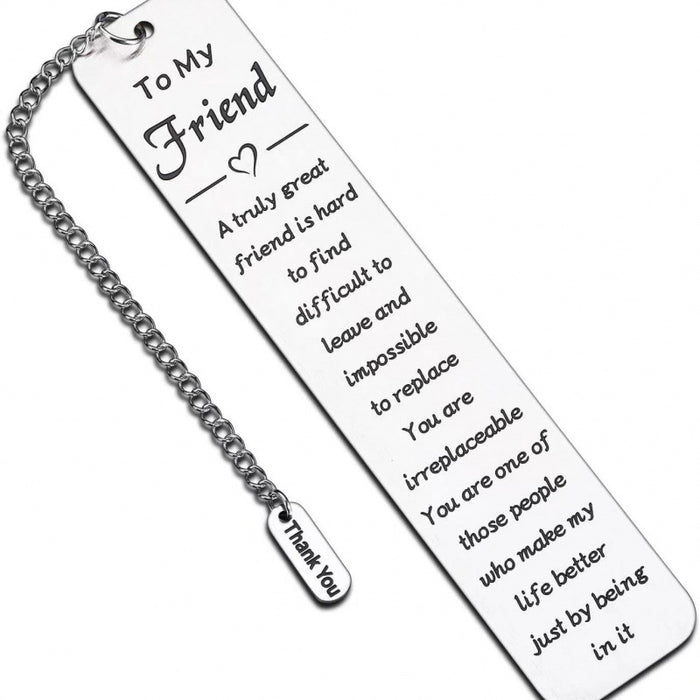 Wholesale Stainless Steel Frosted Bookmark JDC-BM-TangMumao001