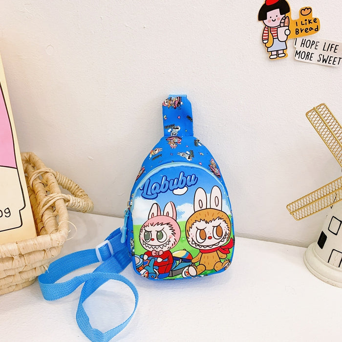 Wholesale Children' s Chest Bag Cartoon Cute Small Backpack Kindergarten Crossbody Bag Outdoor Coin Purse