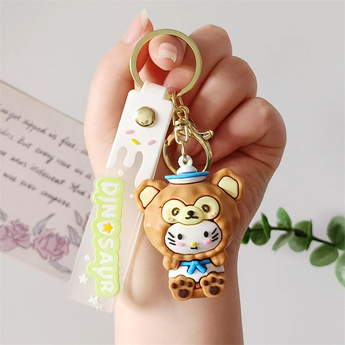 Wholesale Cartoon Silicone Doll Keychain JDC-KC-HaoXi009