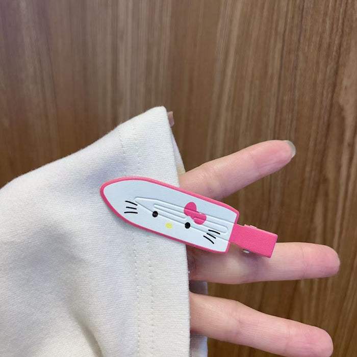 Wholesale PVC delicate duckbill clip kids'  hair clip