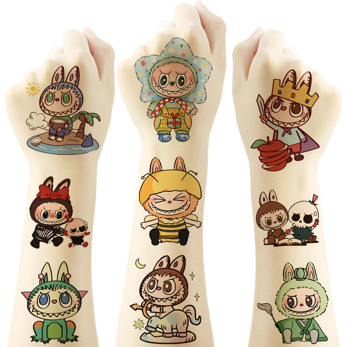 Wholesale 5X5Cm Cartoon Tattoo Decorative Stickers