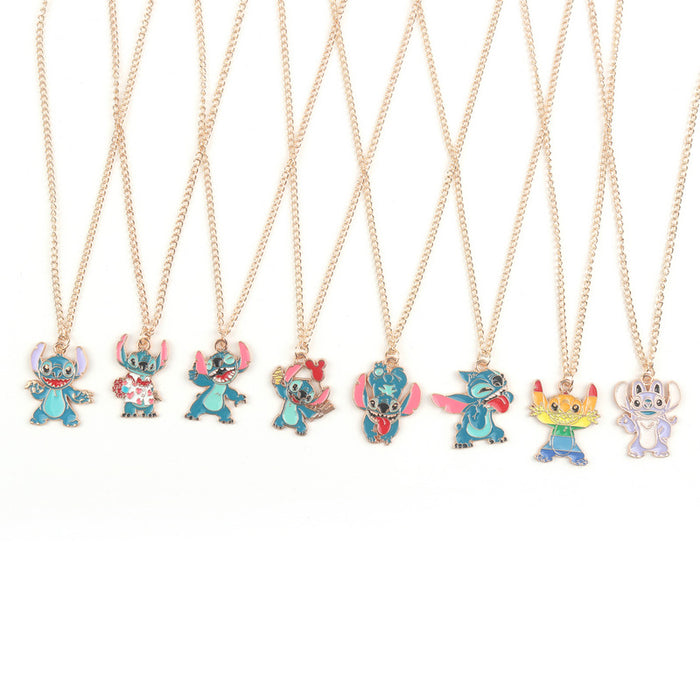 Wholesale Cartoon Alloy Pendant Necklace JDC-NE-FuYu014