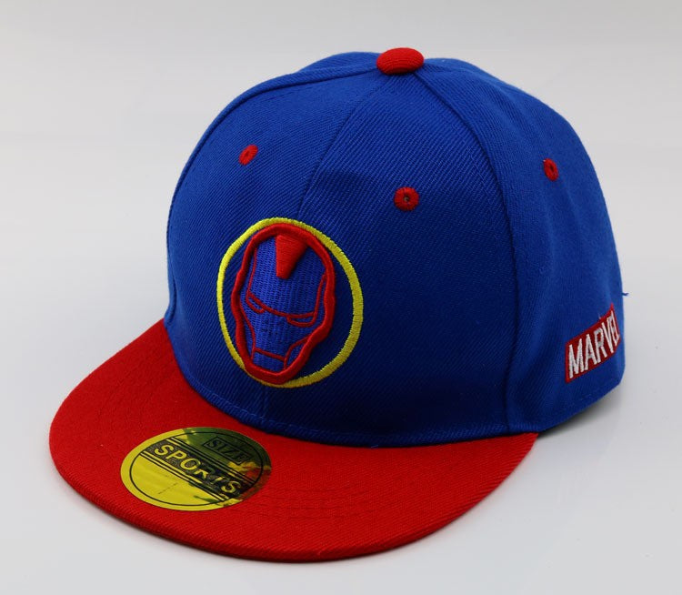 Wholesale Trendy Kids Baseball Cap Red Embroidered Street Style Hat For Summer
