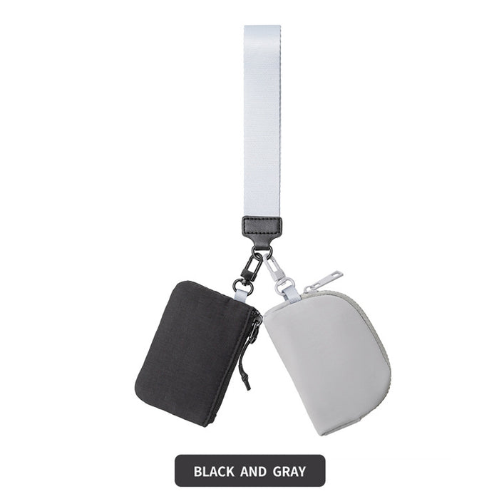 Wholesale Wrist Bag Portable Lulu Card Bag Storage Bag Bank Card Mini Coin Purse