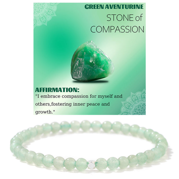 Wholesale 4mm stone bead bracelet with color retaining silver beads tiger' s eye and volcanic stone beads