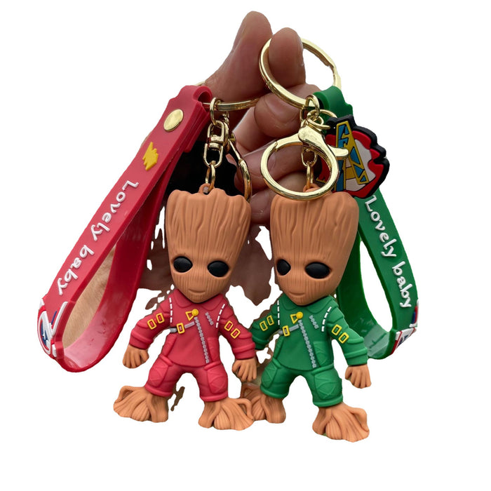 Wholesale Keychain Cartoon Doll Key Pendant Couple Small Pendant Keychain