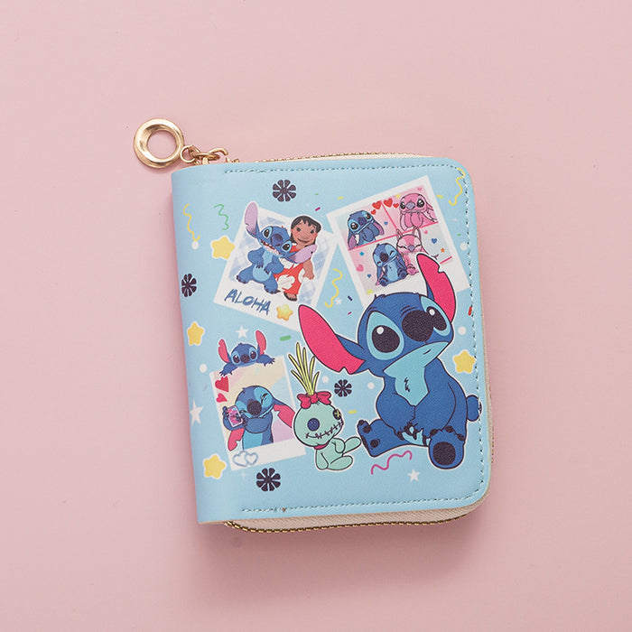 Wholesale Wallet Short Zipper Student Cartoon  Wallet Coin Purse Card Holder