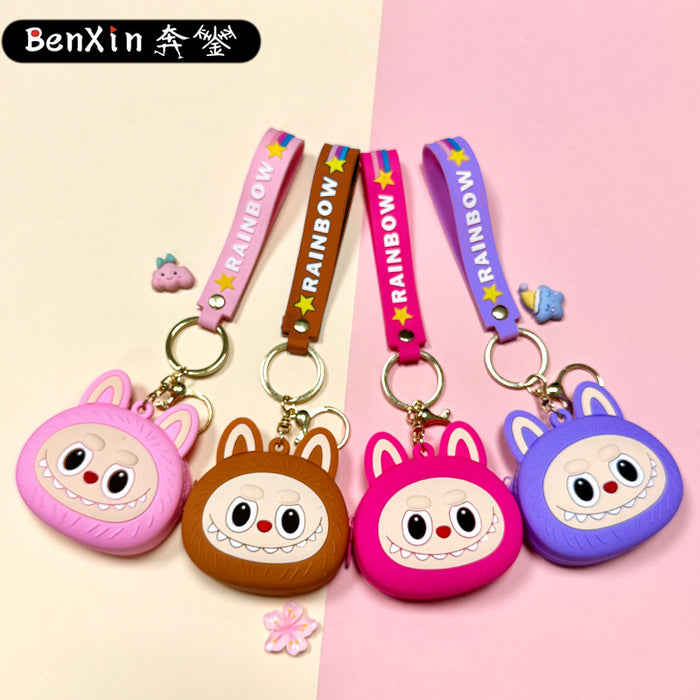 Wholesale Creative  Coin Purse Keychain School Bag Small Pendant Card Holder Lipstick Key Chain Kidsren' s Reward Small Gift